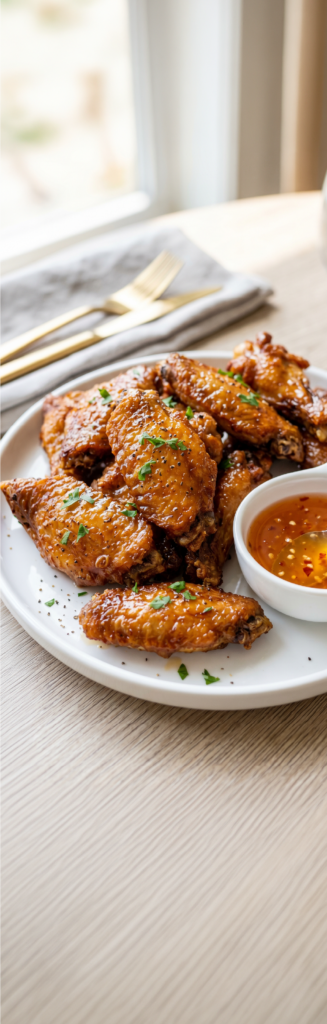 ปีกไก่ทอดน้ำปลา