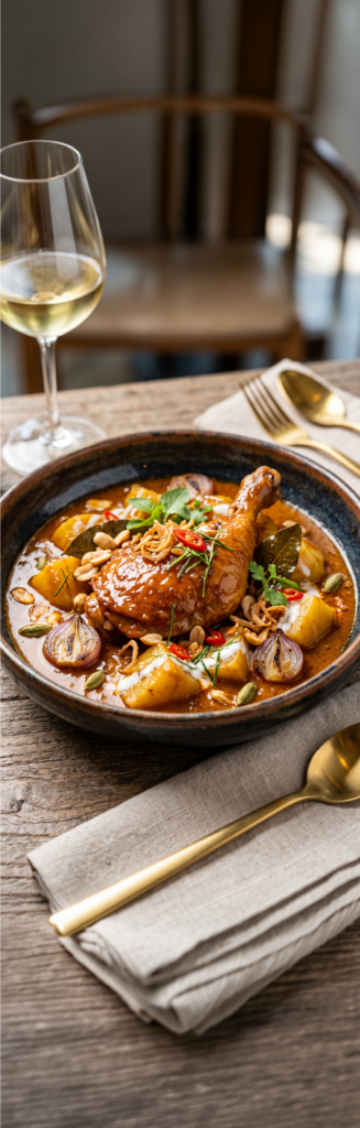 แกงมัสมั่นไก่