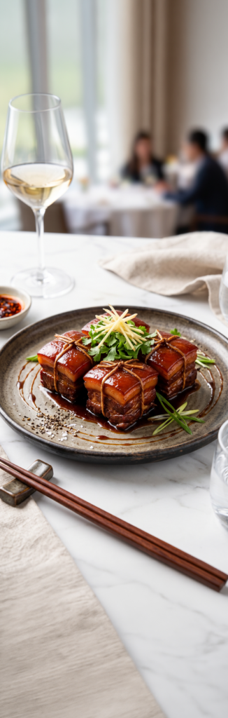 หมูตงพัว (สามชั้นต้มซีอิ๊ว)